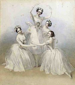 250px-Pas_de_quatre1845 Beloved Ballerinas from the Past